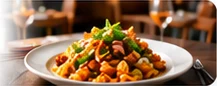 Restaurant website example illustration